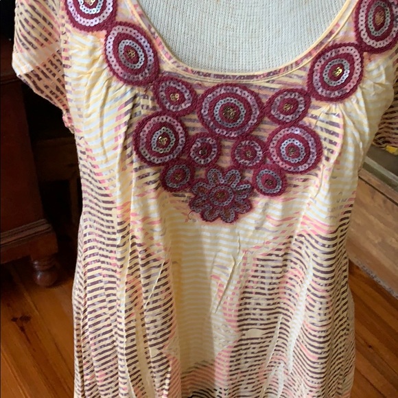 One World Short Sleeve Top Medium - Picture 2 of 7